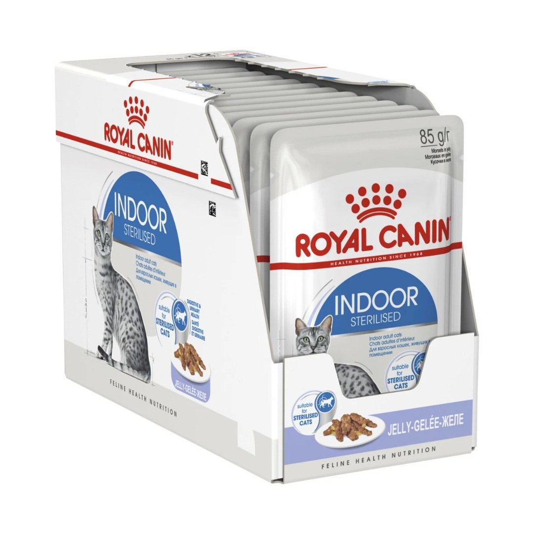 ROYAL CANIN CAT WET FOOD INDOOR JELLY 7+ 1