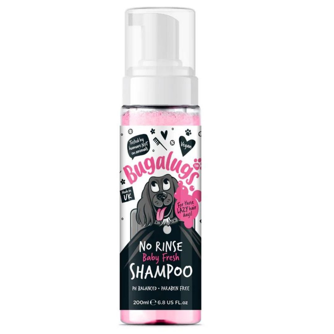 BUGALUGS DOG SHAMPOO NO RINSE BABY FRESH 1