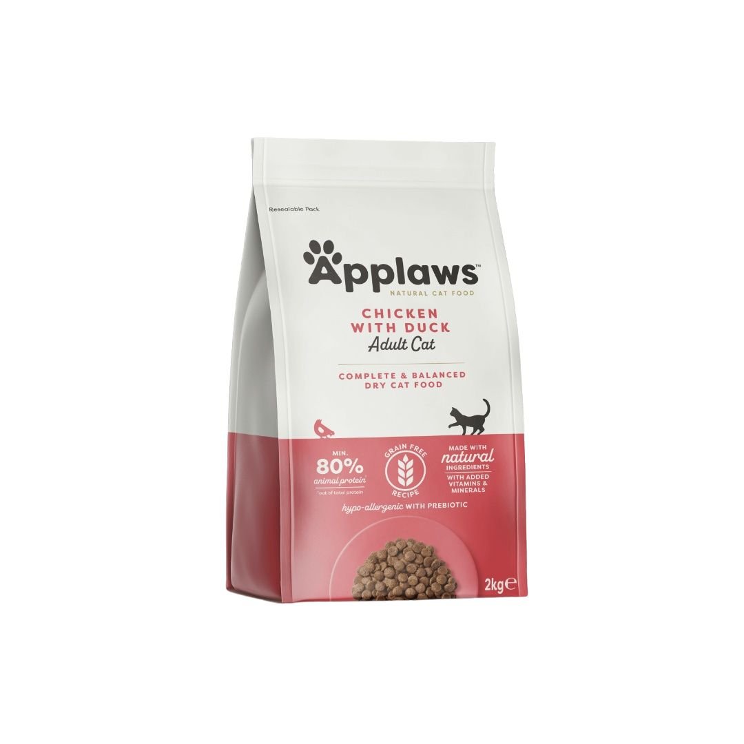APPLAWS CAT DRY CHICKEN DUCK 2KG 1