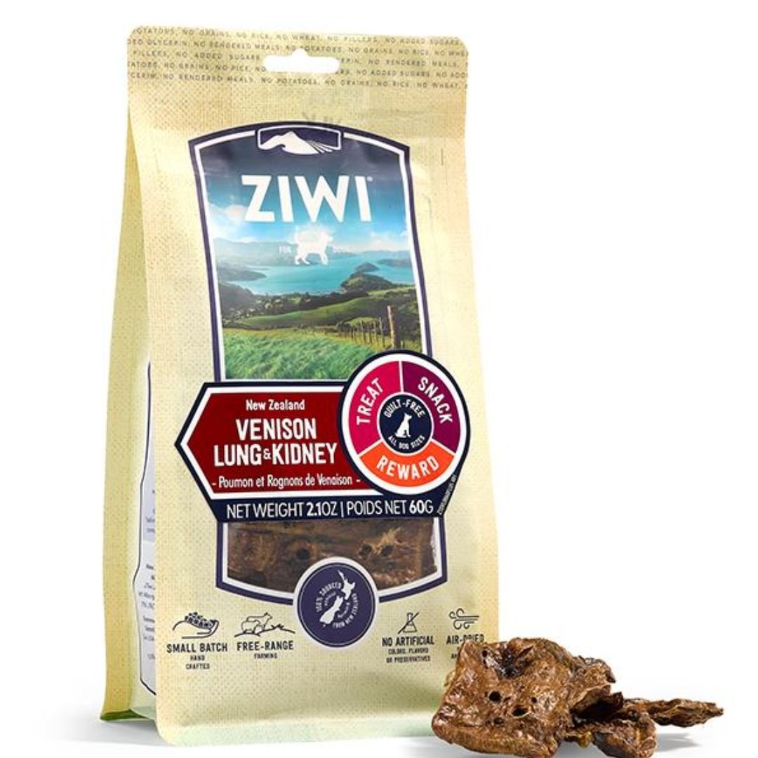 ZIWI PEAK DOG TREAT VENISON LUNG 60G 1