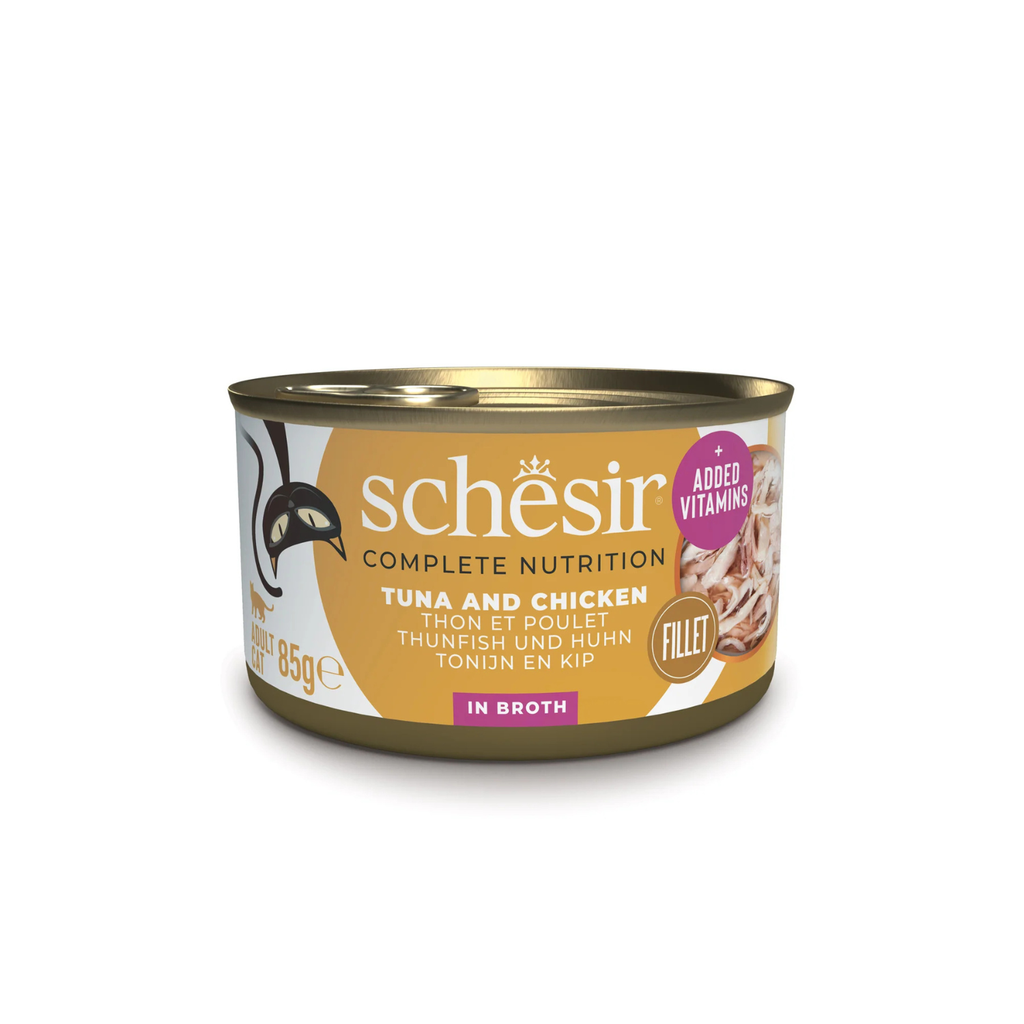 SCHESIR CAT WET FOOD BROTH TUNA CHICKEN 2