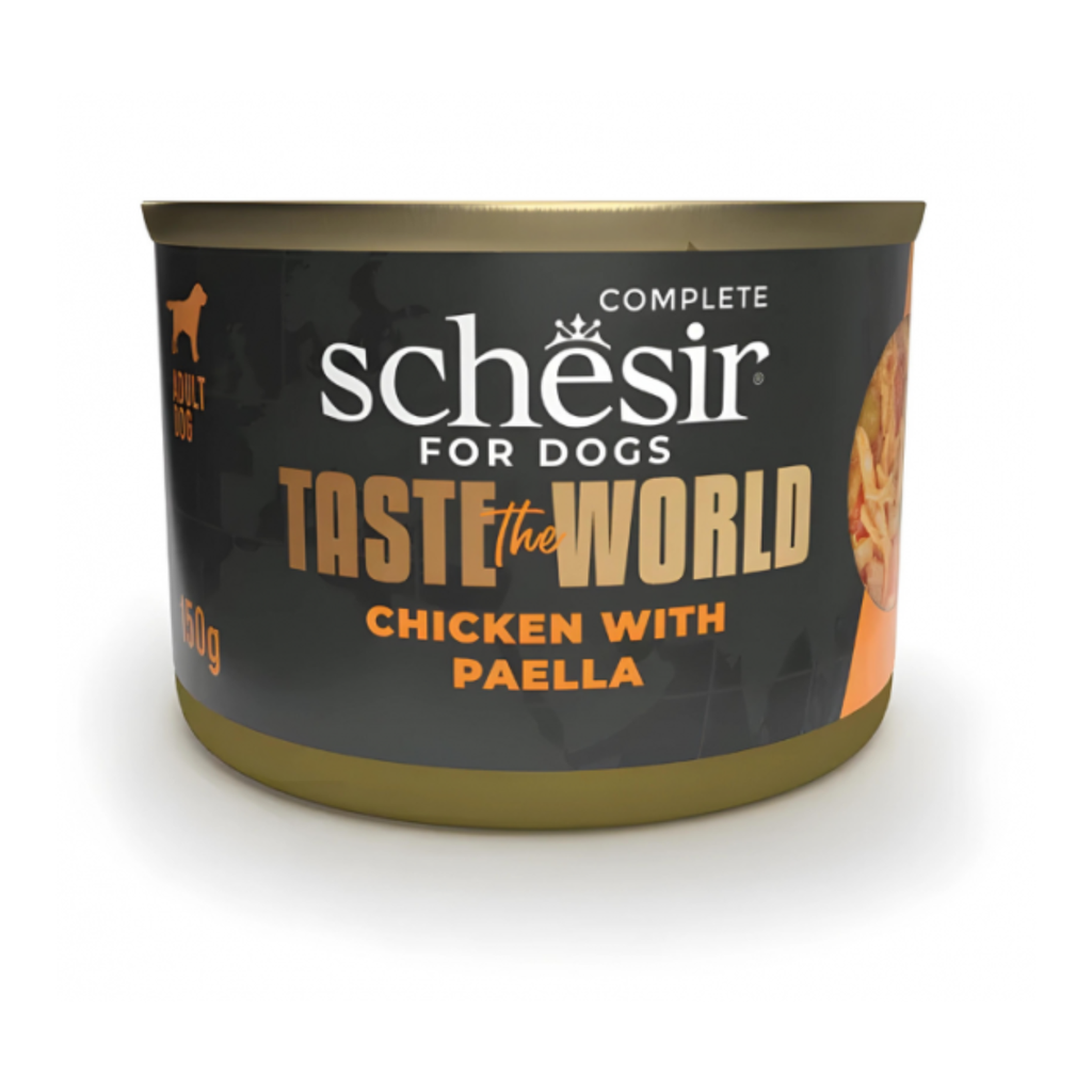 SCHESIR DOG WET FOOD CHICKEN PAELLA 1