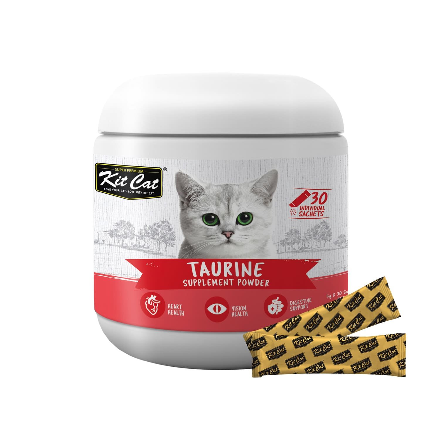 KITCAT SUPPLEMENT POWDER TAURINE 1